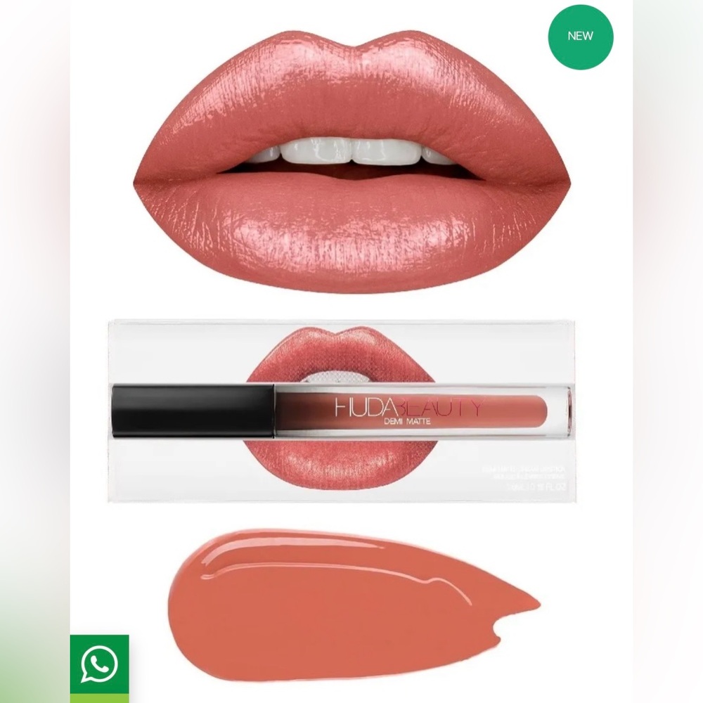 HUDA BEAUTY DEMI MATTE LIPSTICK “SHERO” - BRAND NEW in a SEALED box!